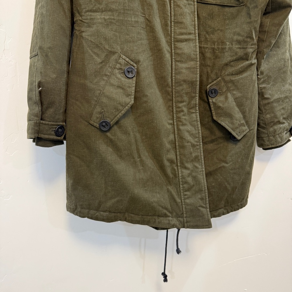 ARITZIA COMMUNITY | Paradigm Warmest Fish
Tail Parka Coat Military Edition sz L - Picture 6 of 13